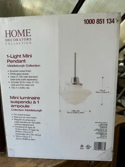 2 light fixtures brand new, View more