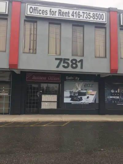 Beautiful offices available at highway 7 and Jane street, you can choose a small office for 350& or...