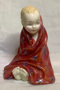 Royal Doulton Figurine “This Little Pig” HN1793, Baby In Blanket