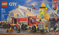 Lego City 60282 Fire Command Unit New Sealed