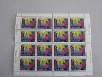 743 4 Corner Blocks Mint Canadian Postage Stamps Christmas