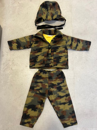 Handmade Baby Boys Camo Outfit
