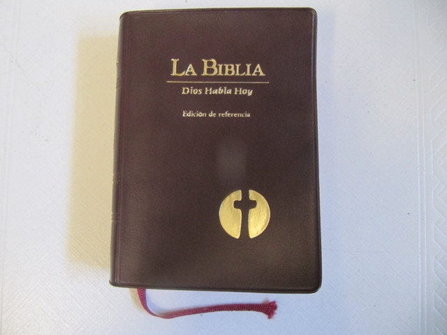La Biblia Dios Habla Hoy Edicion De Referencia Leather Clad 1979 in Arts & Collectibles in Mississauga / Peel Region