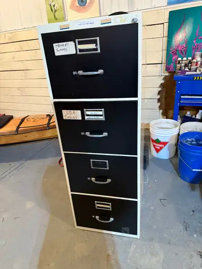 Metal filing cabinet, View more