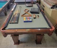 8ft Legacy Caravel Pool Table. FREE DELIVERY AND INSTALLATION 