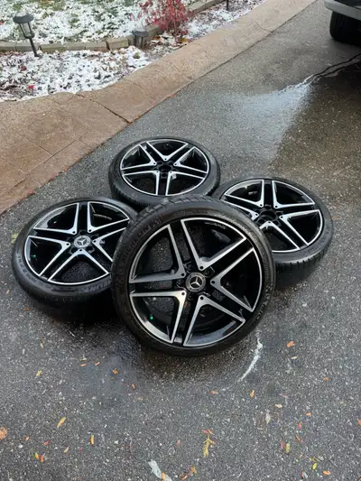 Original 18 inch Mercedes rims set of 4 18 inch rims OEM Mercedes rims Amg rims Mercedes Benz wheels...