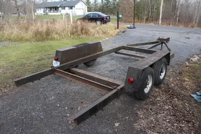 Boat Cradle Trailer Trailer is in excellent condition Overall Length: 23' Overall Width: 8'-7'' Max...