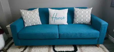 Very lightly used couch with 3 cushions , View more