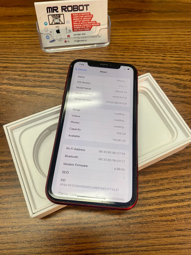 iPhone XR Red 128GB | Great Condition in Cell Phones in London - Image 3