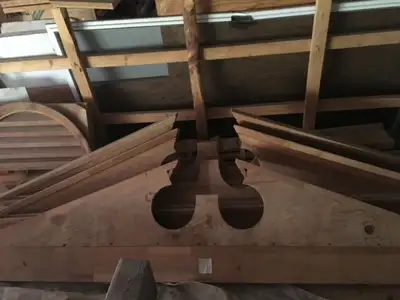 Wood Pediments - 2 Available, View more
