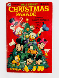 Walt Disney Christmas Parade Comic Activity Book 1970 No.7 