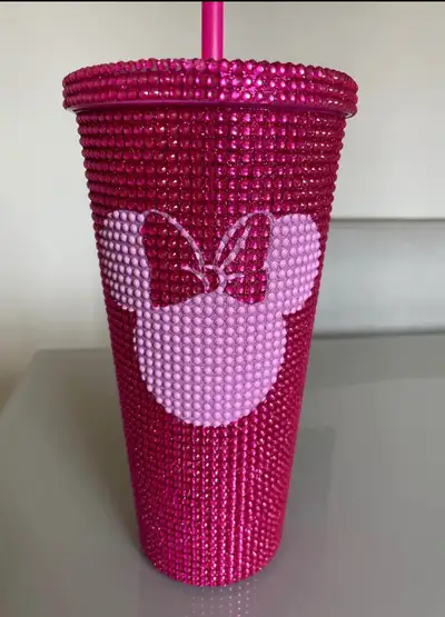 Hot Pink Tumbler Girls ( Disney Minnie Mouse tumbler), View more