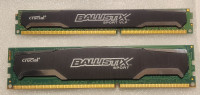 2x8GB (16GB) DDR3 Crucial Ballistix