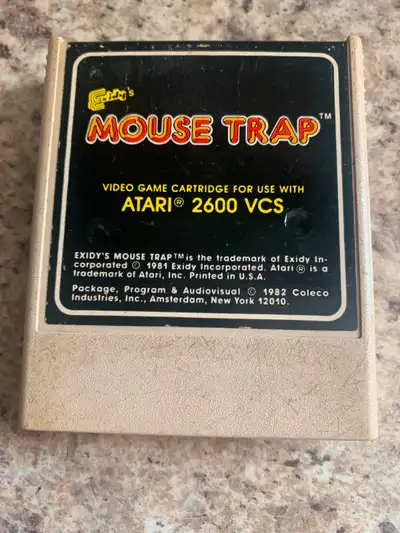 Atari 2600: Mouse Trap (1982) vintage (Coleco) game usa, View more