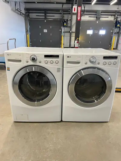** Service Mido Électroménagers** Ensemble Laveuse sécheuse frontales de marque Lg , Superposables,g...