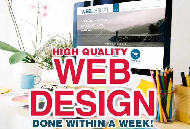 High Quality Web Design / WordPress / Mobile Optimized / Logos