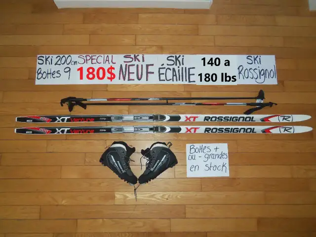 Ensembles ski de fond écaille ski 180 185 200 cm in Ski in Drummondville - Image 3
