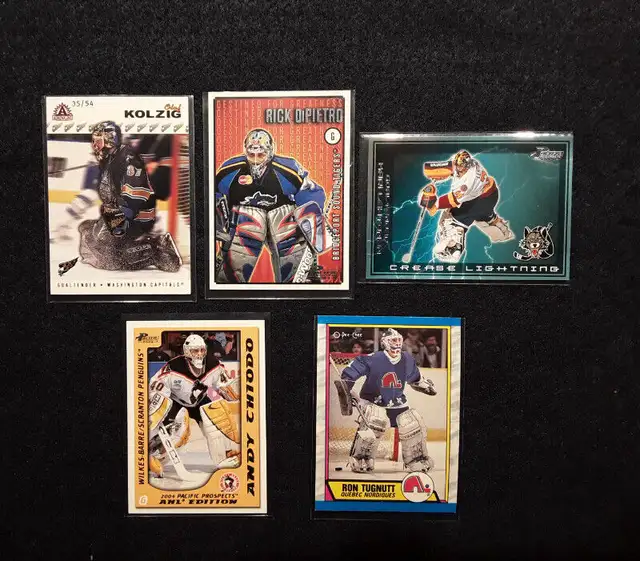 HOCKEY CARDS  - PACIFIC / O-PEE- CHEE GOALTENDERS
