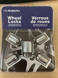Verrous de roues (wheel locks) Subaru