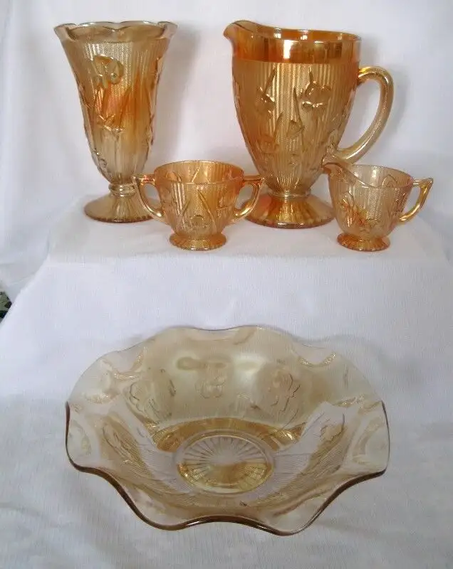 5 MORCEAUX  // IRIS/HERRINGBONE IRRIDESCENT //  5 PIECES in Arts & Collectibles in West Island - Image 2