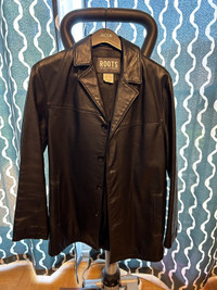 Root leather jacket