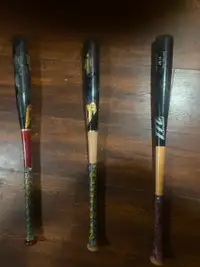 Custom wood baseball bats