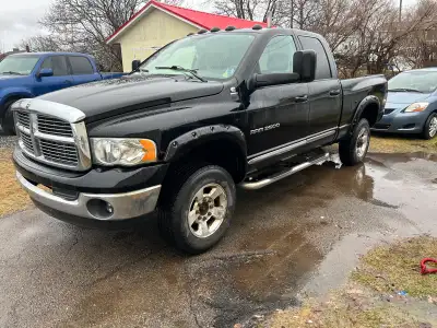 I have a 2005 Dodge Ram 2500 5.9 Diesel with only 259,000kms on it , runs great drives great , no wa...