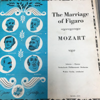 L'opéra du Mariage de Figaro de Mozart en 33 tours avec paroles