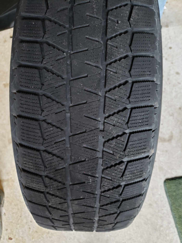 BLIZZAK 235/ 65 / 17 Winter Tires + Steel Rims (four tires/rims) in Tires & Rims in Oshawa / Durham Region