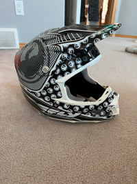 2XL 2012 Fly Racing LE Dragon Alliance F2 Carbon Helmet 