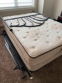 Queen Bed/incl frame/ headboard/ mattress/boxsprin