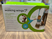 Walking wings for learning to walk