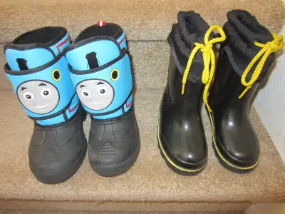 KIDS SHOES SIZE 9 INCLUDING RAIN & WINTER BOOTS, View more