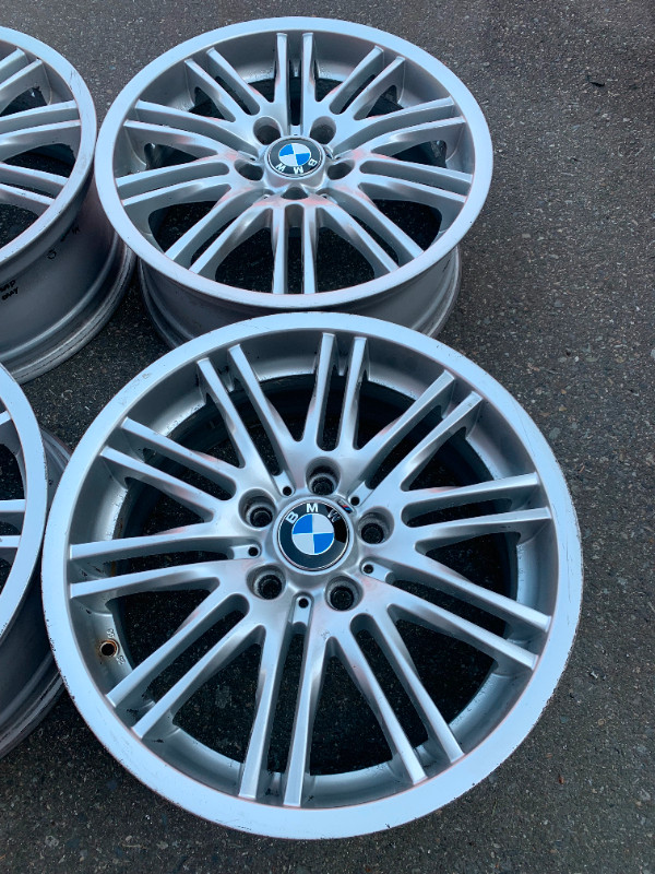 Set of Genuine Factory 18X7.5 style 164 Z4/E46 M3 rims good cond in Tires & Rims in Delta/Surrey/Langley - Image 3