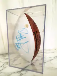 Rocket Ismail Signed NFL Football in Display Case - Authentic