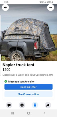 Truck tent 