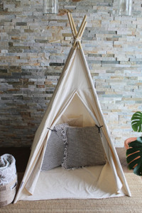 Canvas teepee for kids 