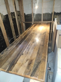 Wood counter 