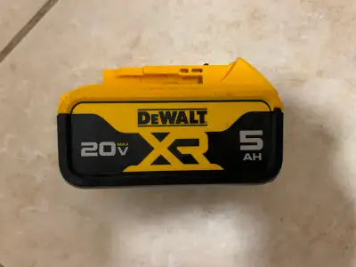 Dewalt DCB205 2x5Ah. Sells $225, you $100 each x 2, View more