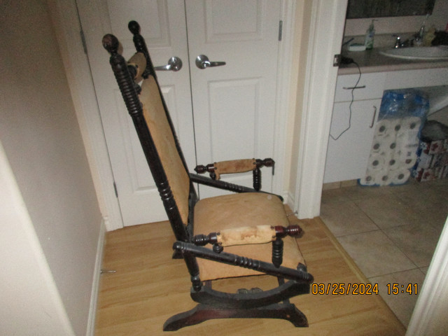 100 year old rocking chair in Chairs & Recliners in Truro - Image 2