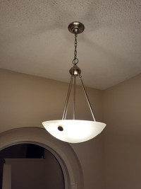 Hanging Glass Bowl Pendant Light