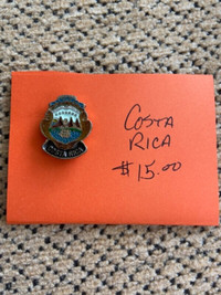 Costa Rica Collectible Lapel Pin