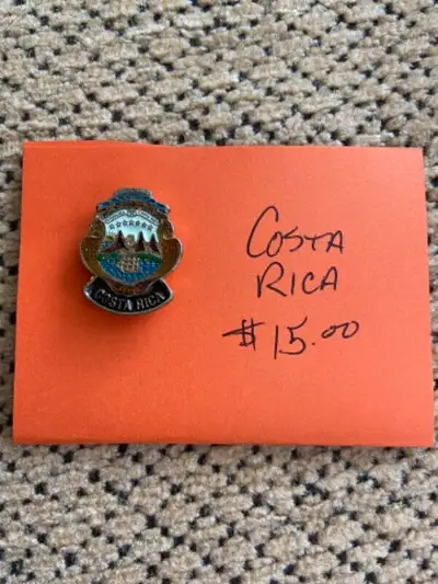 Costa Rica Collectible Lapel Pin Price reduced