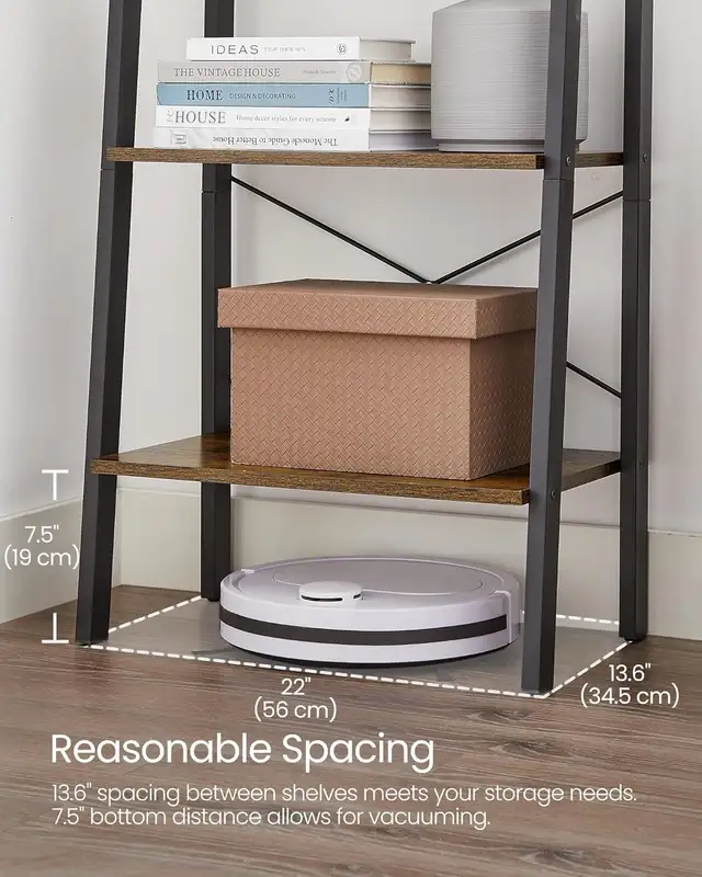 Metal frame Ladder Shelf, 4-Tier Bookshelf, Storage Rack in Bookcases & Shelving Units in Markham / York Region - Image 6
