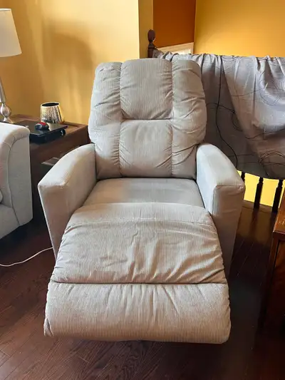 For sale 2 Lazy Boy Recliners are very comfortable and nice to relax and watch Crave, with and a mat...
