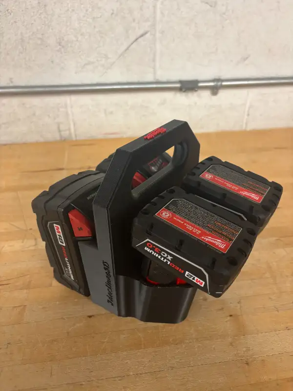 Milwaukee M12 / M18 Battery Caddy Holder 4-Pack (2+2) Packout in Power Tools in Markham / York Region - Image 3