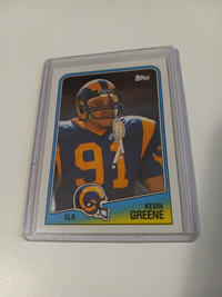 Football Card Kevin Greene HOF Rookie Card Mint Topps 1988 RIP