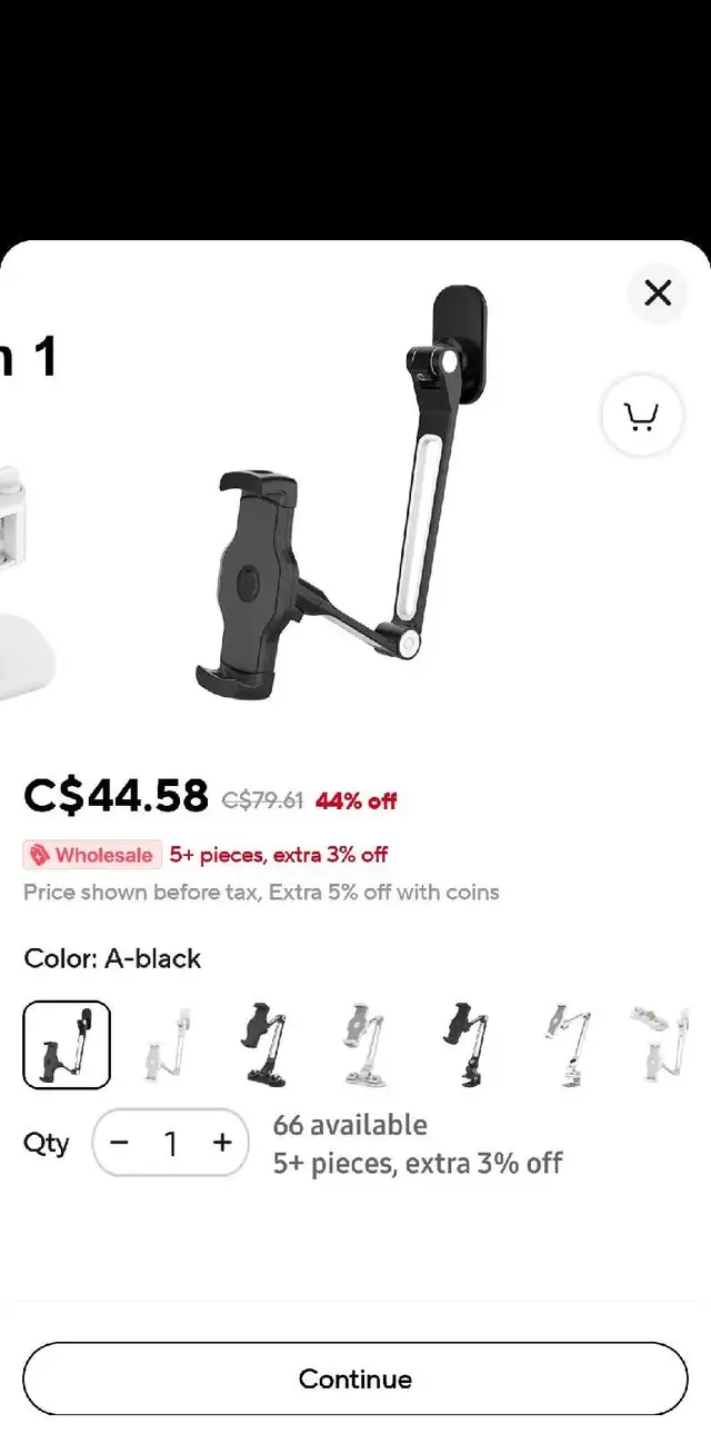 Adjustable Tablet Holder Stand for iPad Pro 12.9 Air Mini Xiaomi in iPads & Tablets in Markham / York Region - Image 10