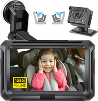 Car Camera HD 1080P - Car Baby Mirror with 4.3'' Display