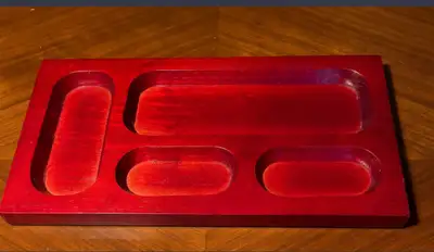 Red Wood Desk organizer , View more
